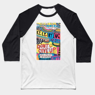 Word doodles Baseball T-Shirt